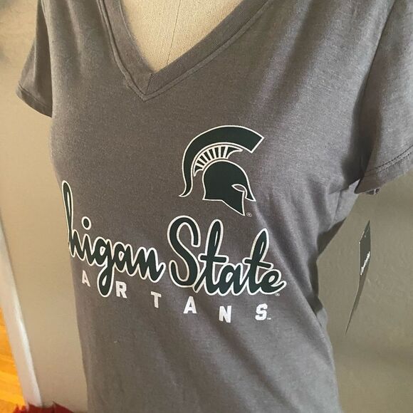 NWT Michigan State V-Neck T Shirts szs S-3XL - Picture 2 of 9